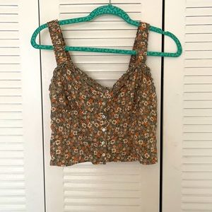 Floral crop top